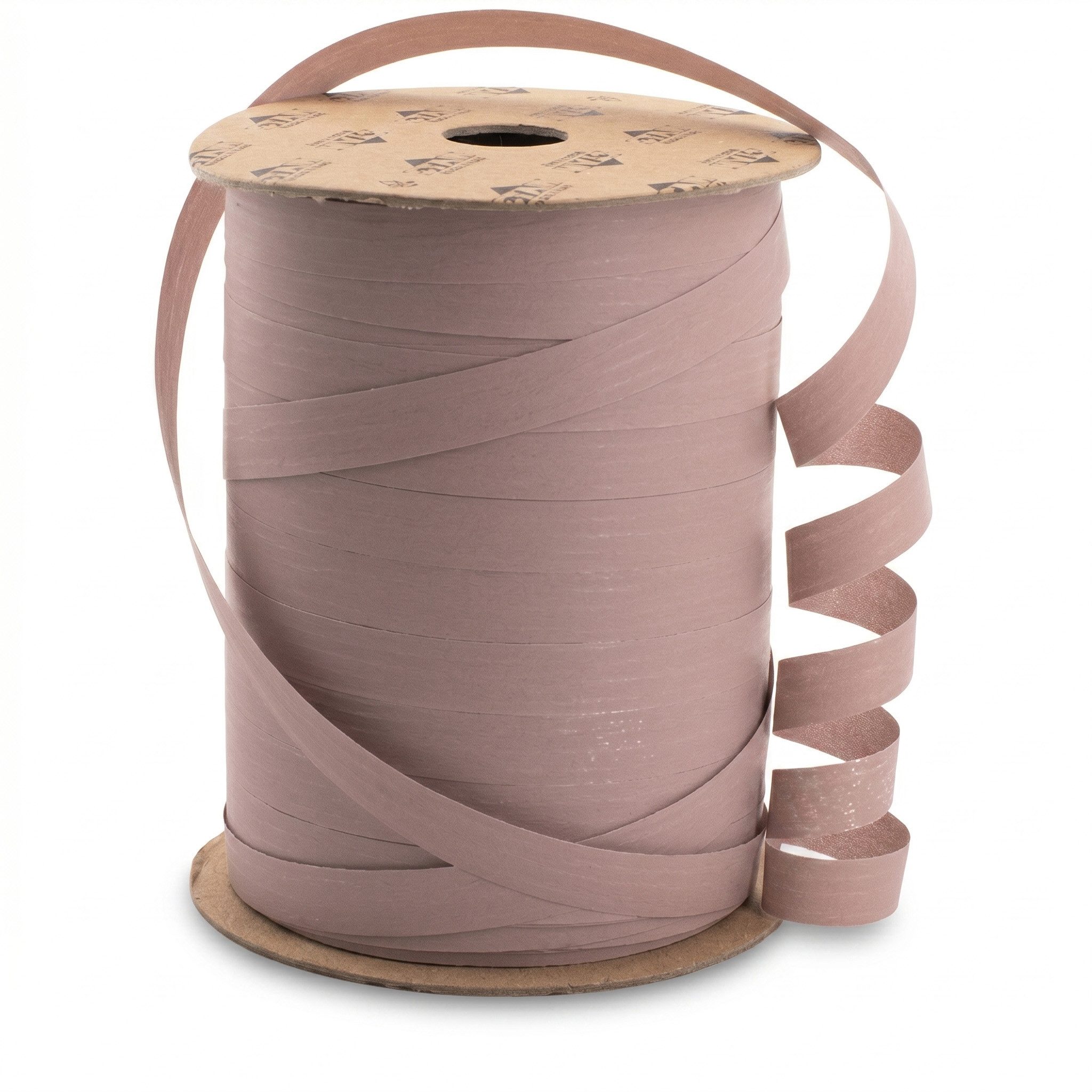 Star Dekoband, Geschenkband Ringelband 10mm x 250m mit Struktur Altrosa / Mauve matt