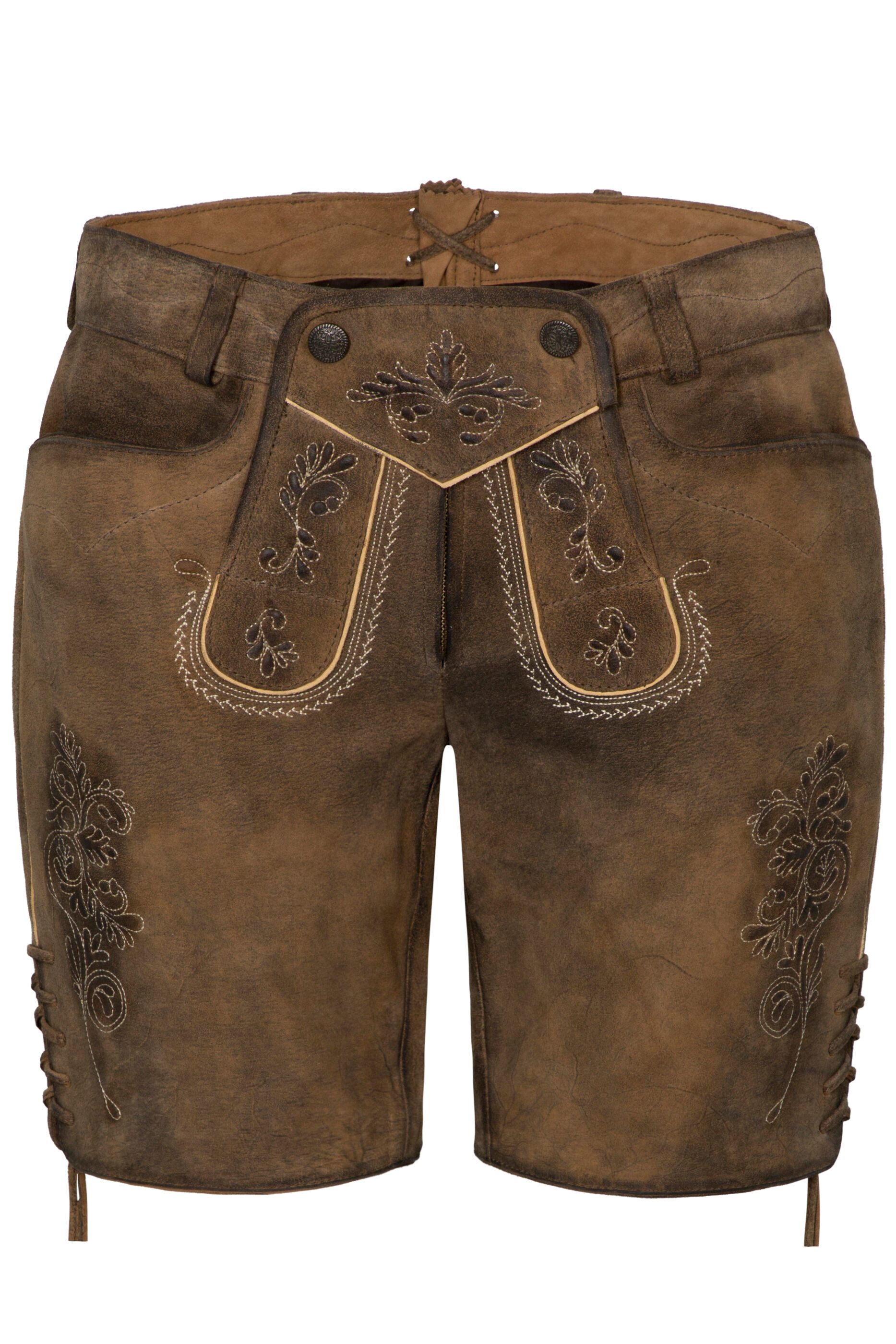 Spieth & Wensky Shorts Portal mit klassischen Stickereien günstig online kaufen