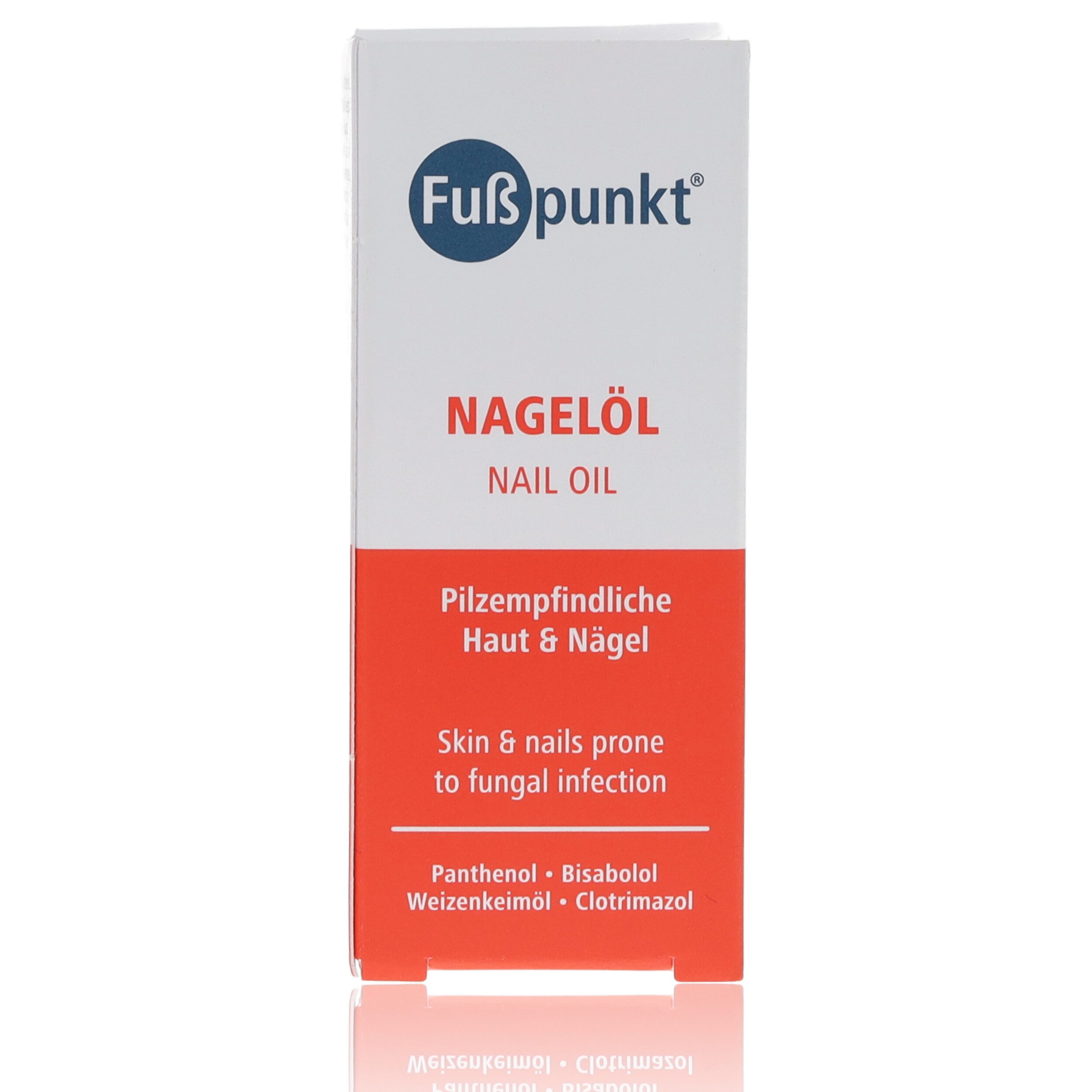 Nagelpflegeöl Fußpunkt Nagelöl 20ml Spezialpflege für beanspruchte, brüchige Nägel