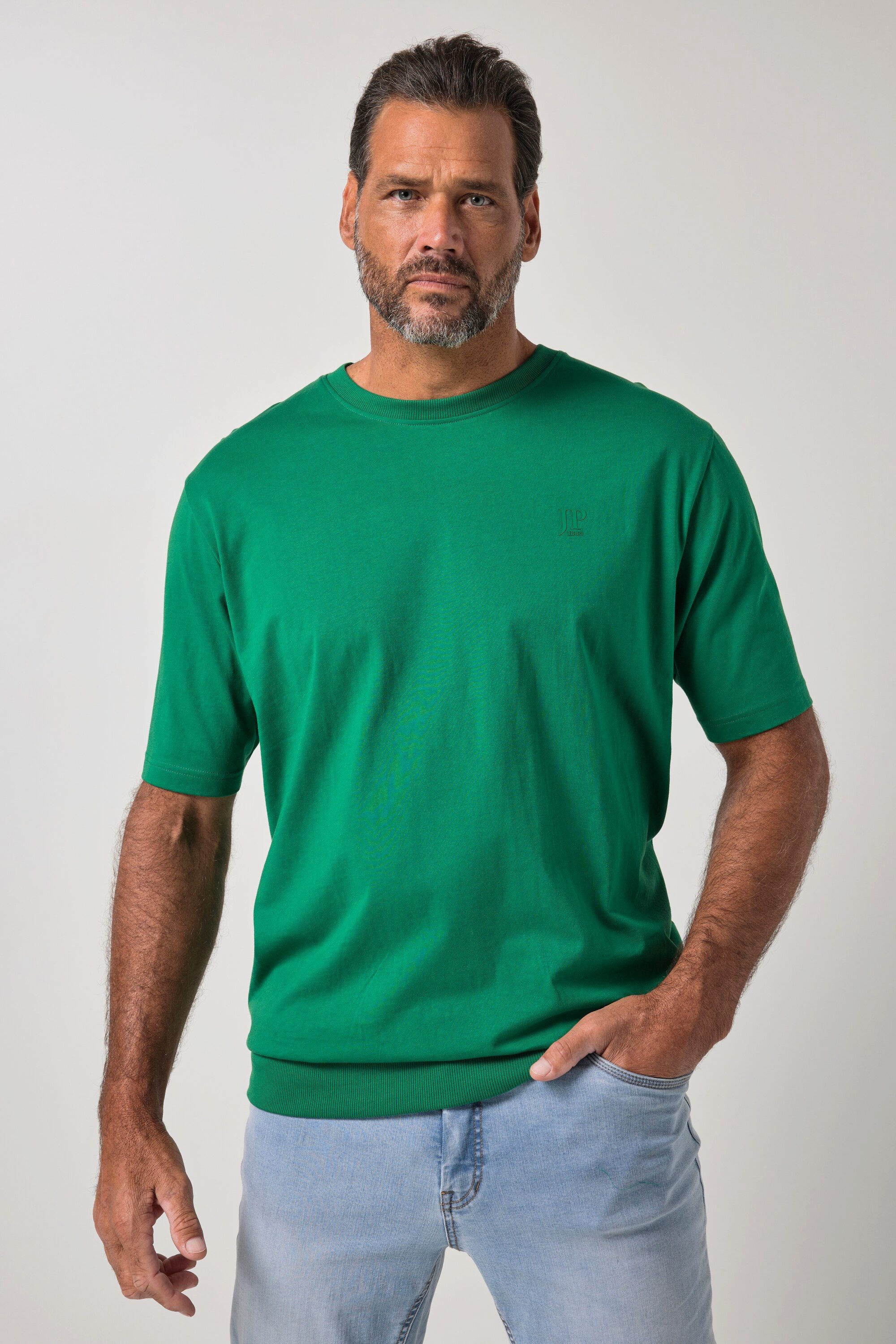 T-Shirt T-Shirt Bauchfit Basic Halbarm