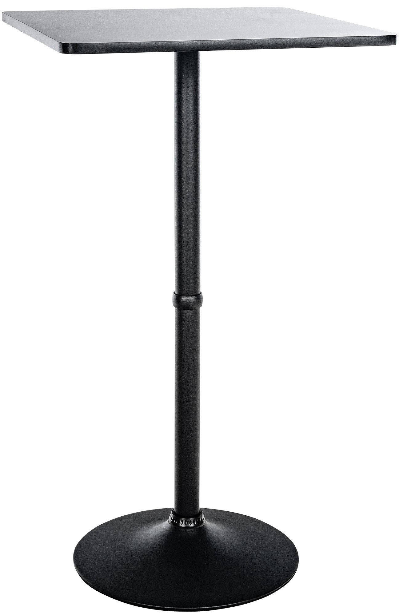 CLP Bartisch Stehtisch eckig, mit Holz-Tischplatte & Metall-Gestell günstig online kaufen