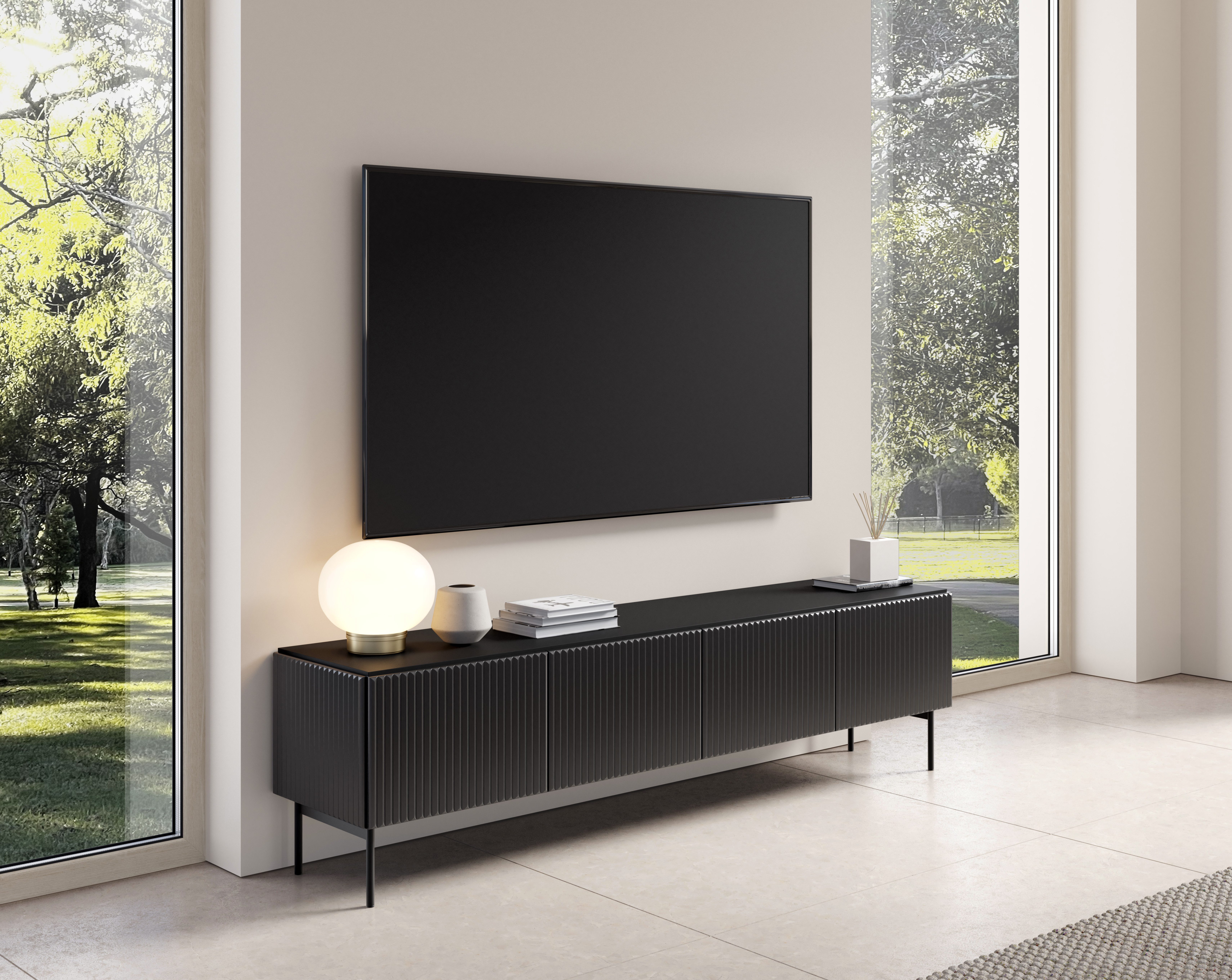 yourhouse24 Lowboard RTV-Schrank Muti 4D 195x51x40 günstig online kaufen