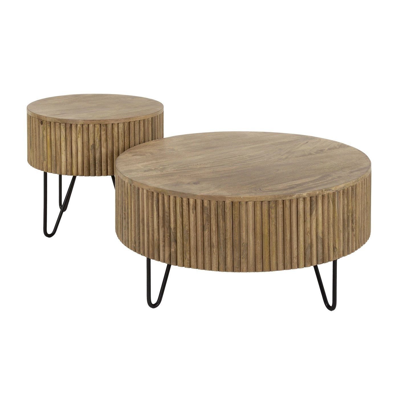 LEVEN Lifestyle Couchtisch 2er Set Couchtische günstig online kaufen