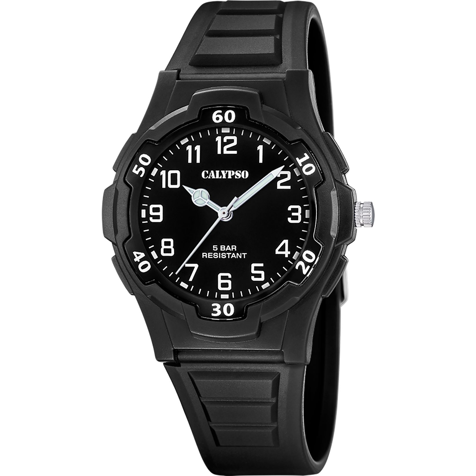 CALYPSO WATCHES Quarzuhr Easy Time K5878_4, Armbanduhr, Herrenuhr, Silikonarmband, analog