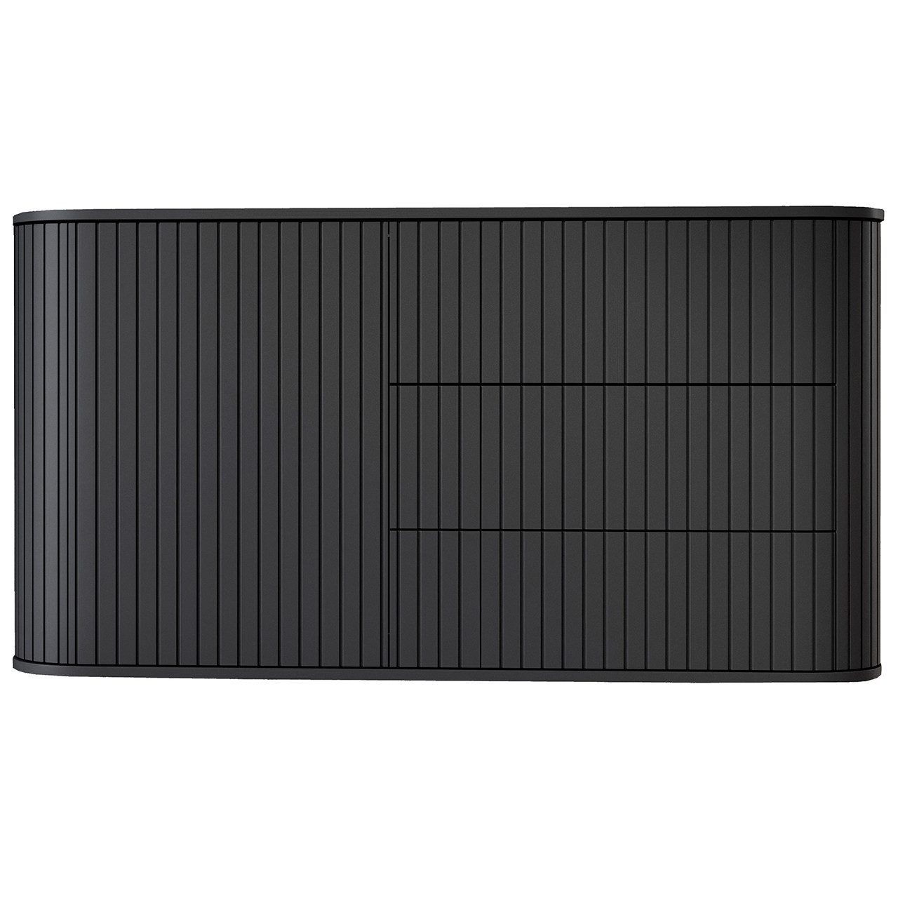 MOEBLINE Kommode Sideboard 1D3SZ ZILLO Schwarz