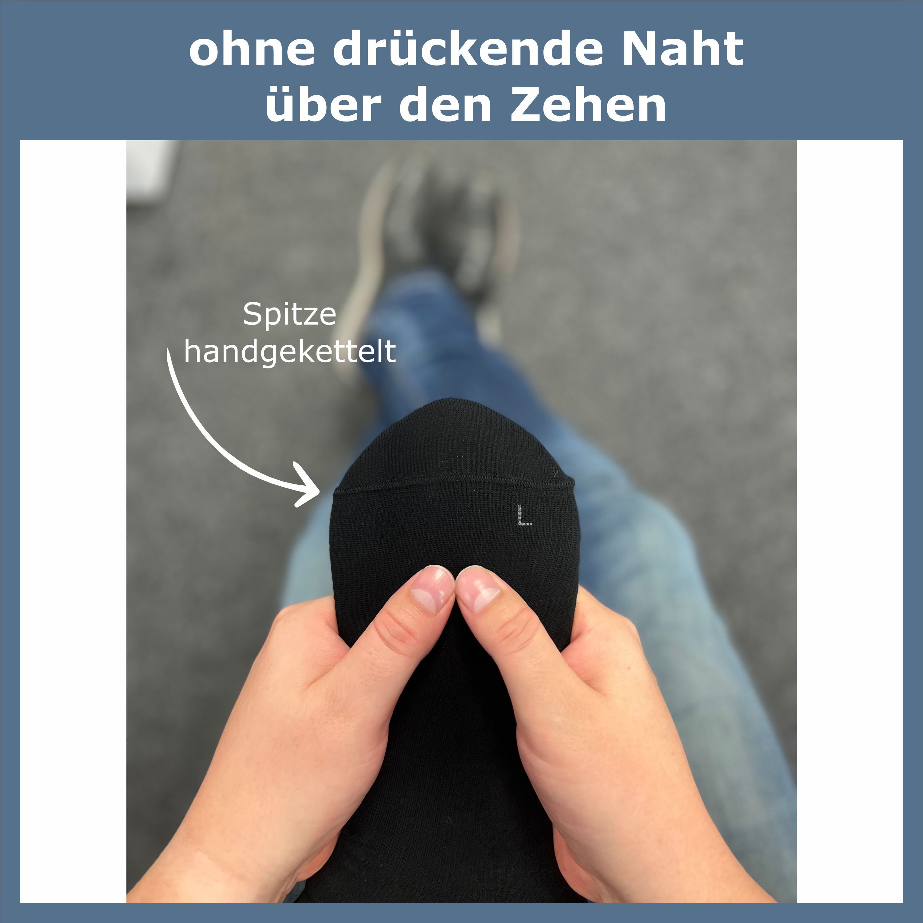 GAWILO Kompressionsstrümpfe für Herren mit Stützfunktion gegen müde Beine (2 Paar) Stützstrümpfe mit Baumwolle & 14-16 mmHg Kompression