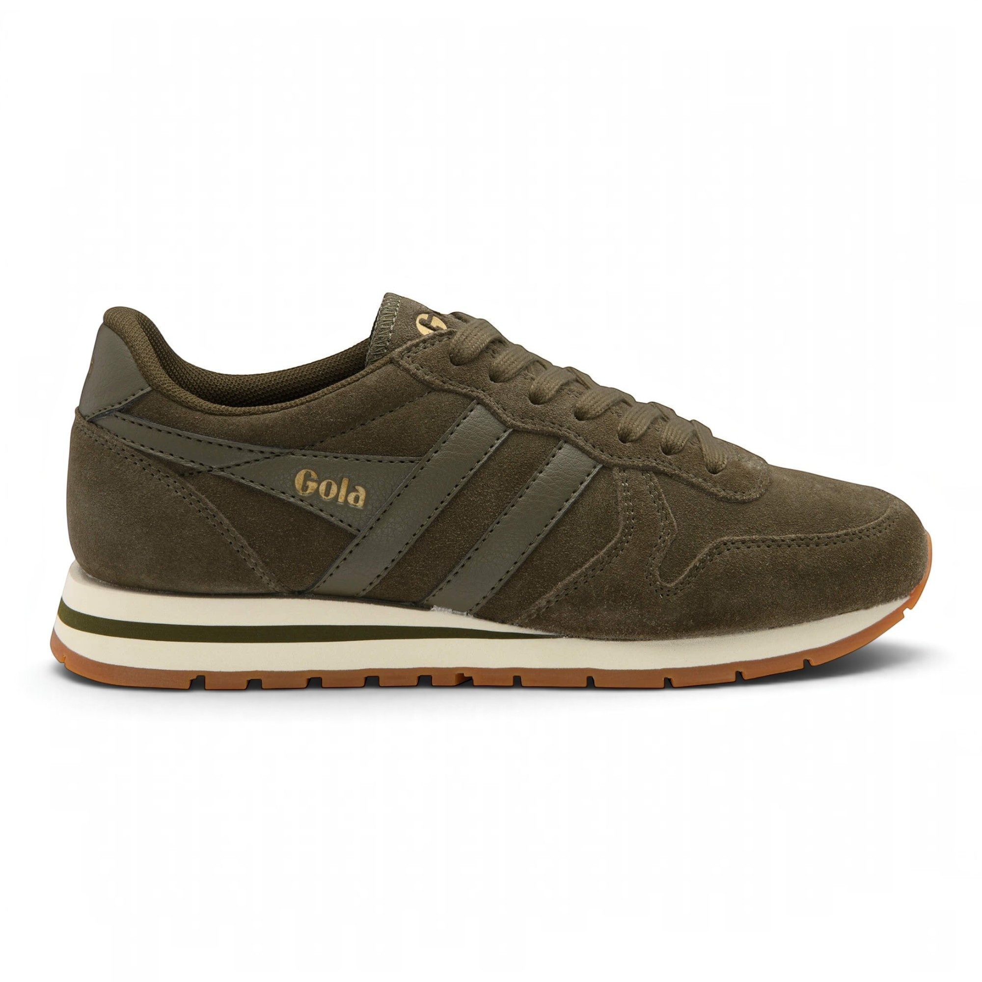 Gola Daytona Suede-Leder khaki Damen Sneaker