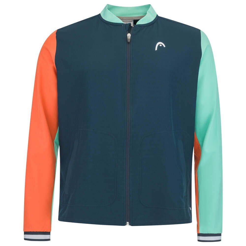 Head Tennisjacke Breaker Fullzip 2023 (Moisture Transfer Microfiber Technologie)