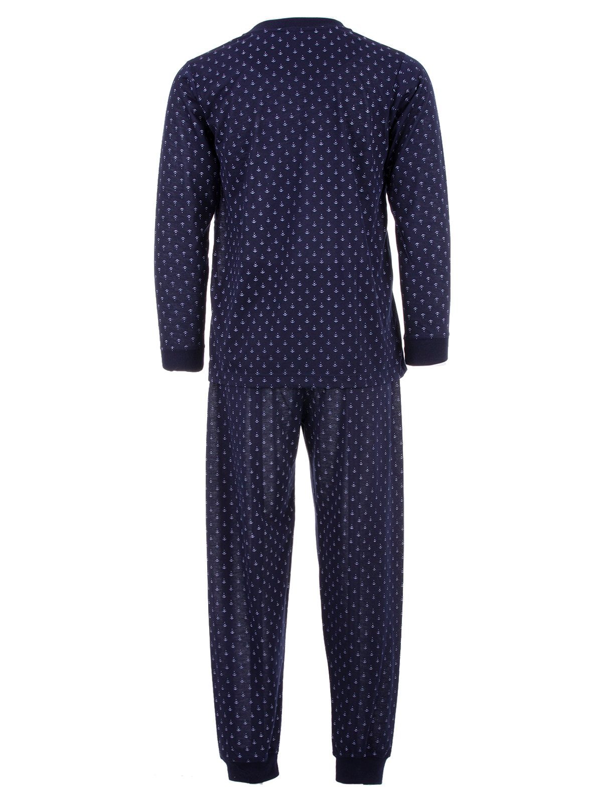 navy - Pfeil Schlafanzug Langarm Set Pyjama Lucky