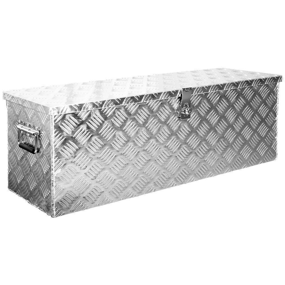 Trucky Anhänger-Deichselbox Truckbox Box Werkzeugkiste Anhängerbox Deichselbox 15 Größen Alumium