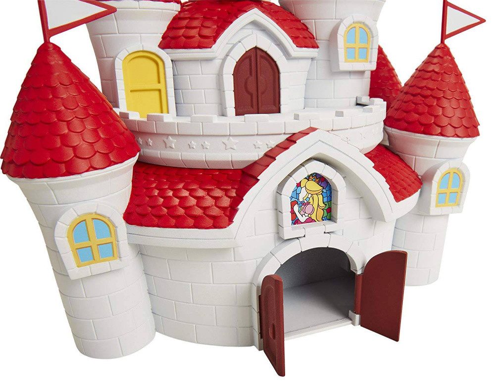 Jakks Pacific Actionfigur Super Mario Pilz-Palast Spielset World of Nintendo