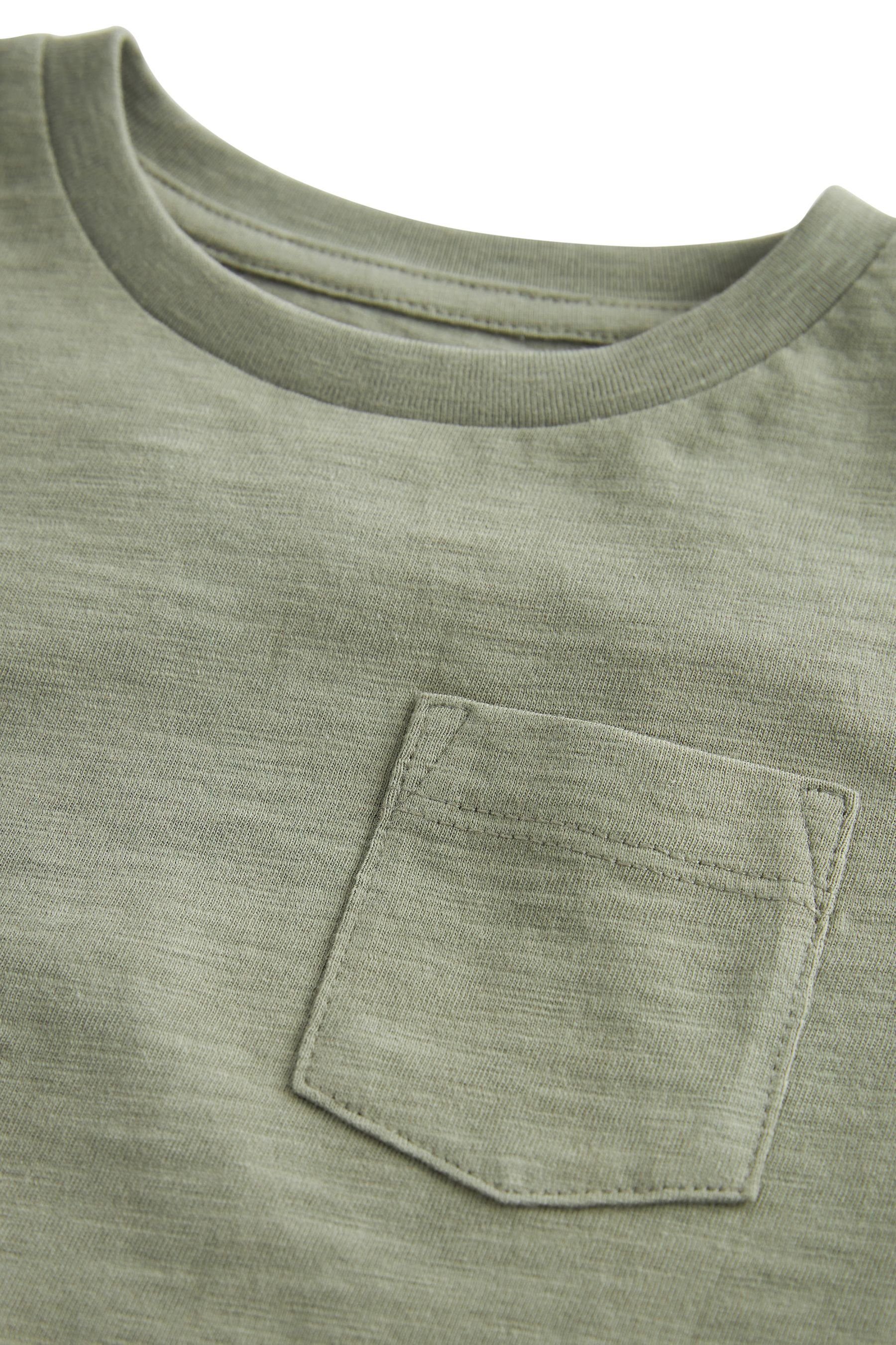 T-Shirt (1-tlg) T-Shirt Next Khaki Green