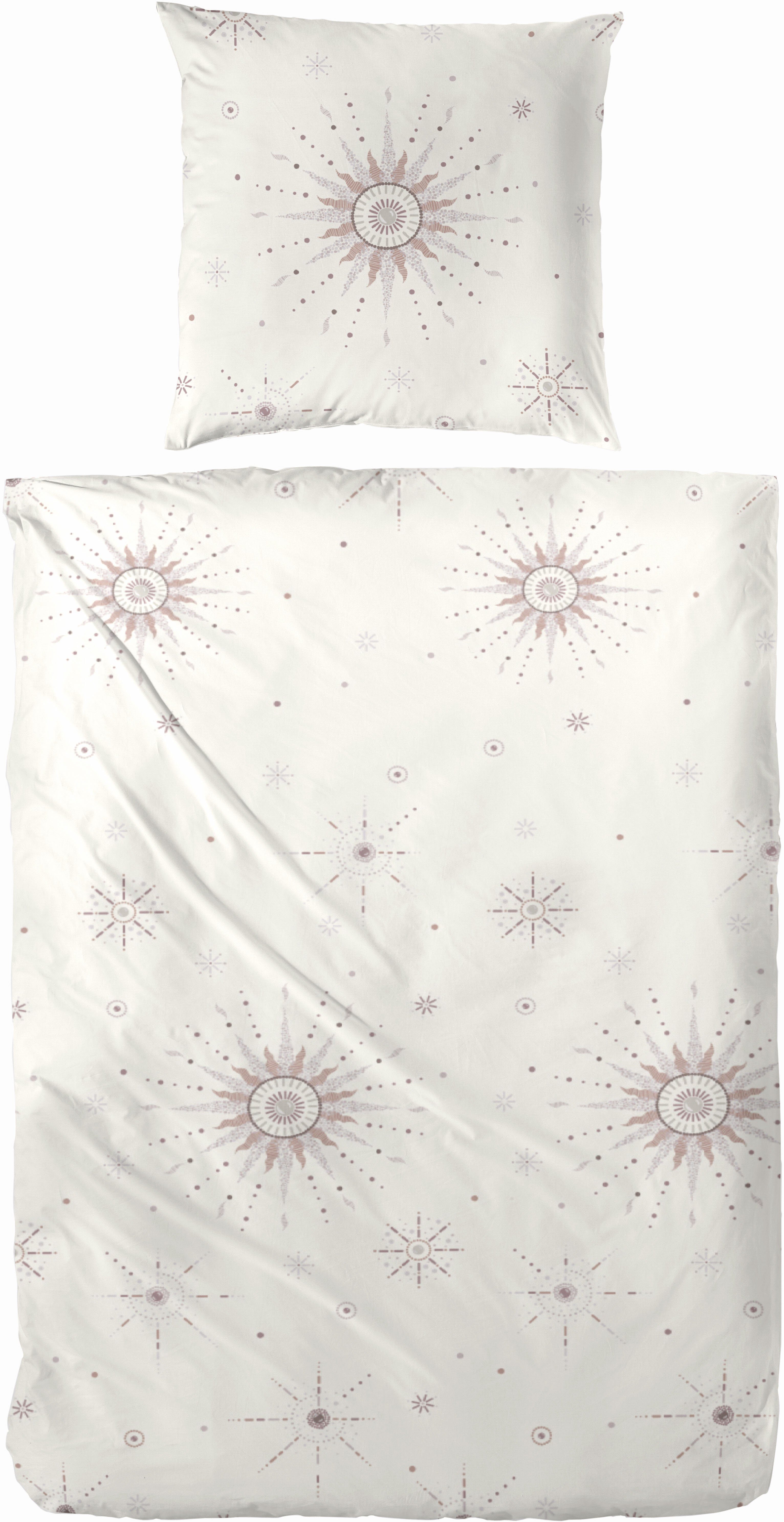 Primera Bettwäsche Mako-Satin Bettwäsche "Ancient Moon", günstig online kaufen