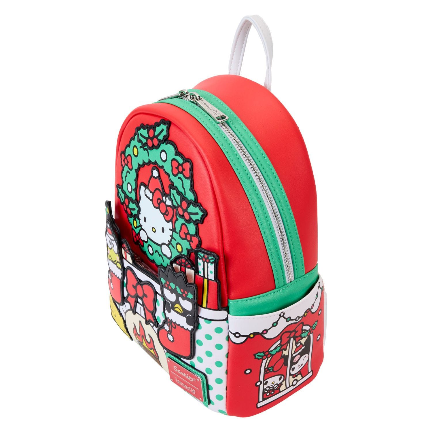 Loungefly Minirucksack Hello Kitty by Loungefly Mini Rucksack Winter Wonderland (1-tlg), Detailiert und Hochwertig