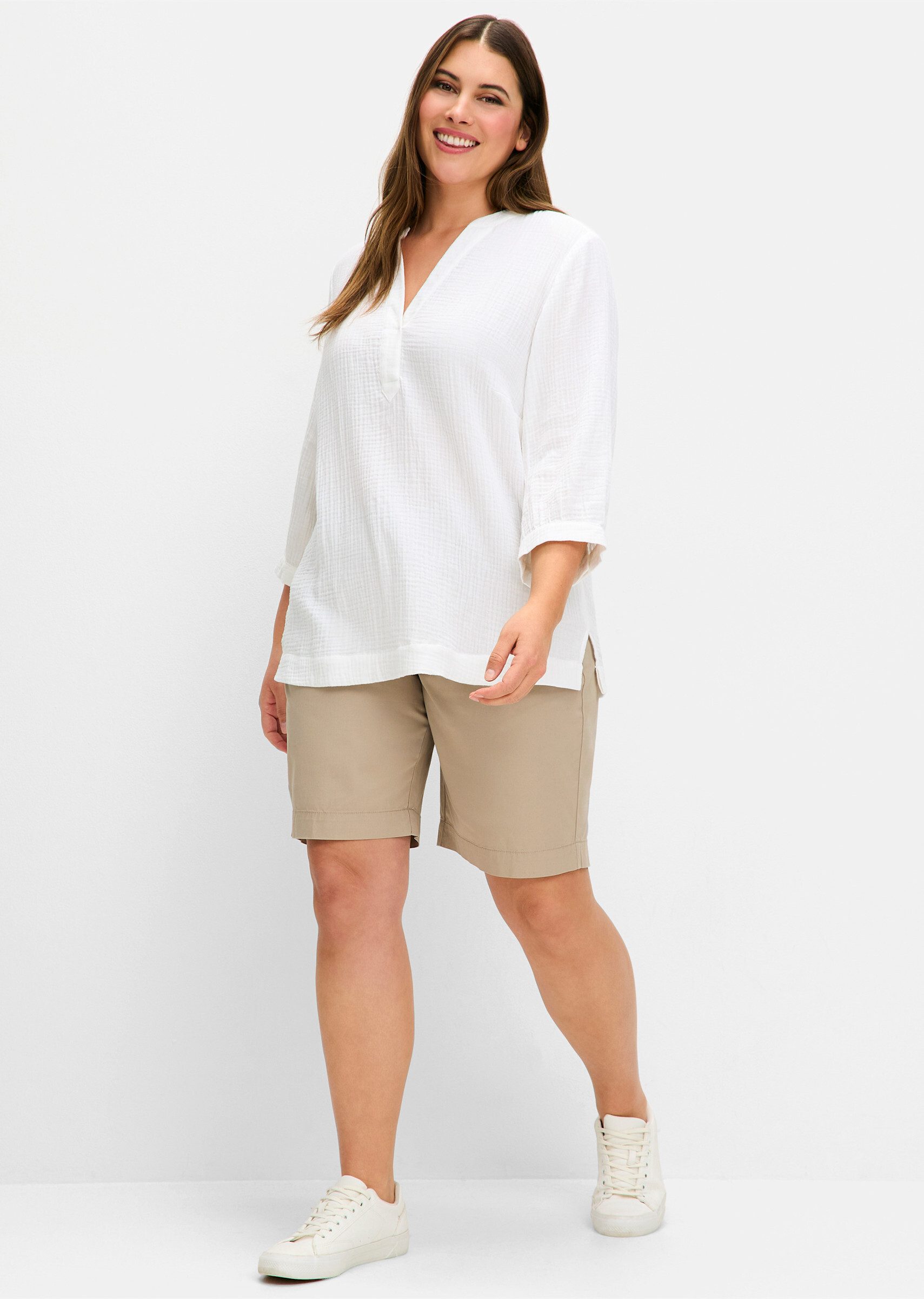 Sheego Klassische Bluse Tunika günstig online kaufen