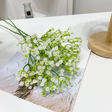 Kunstpflanze 6 Stück Schleierkraut Künstlich Gypsophila Künstliche Blumenstrauß, HIBNOPN