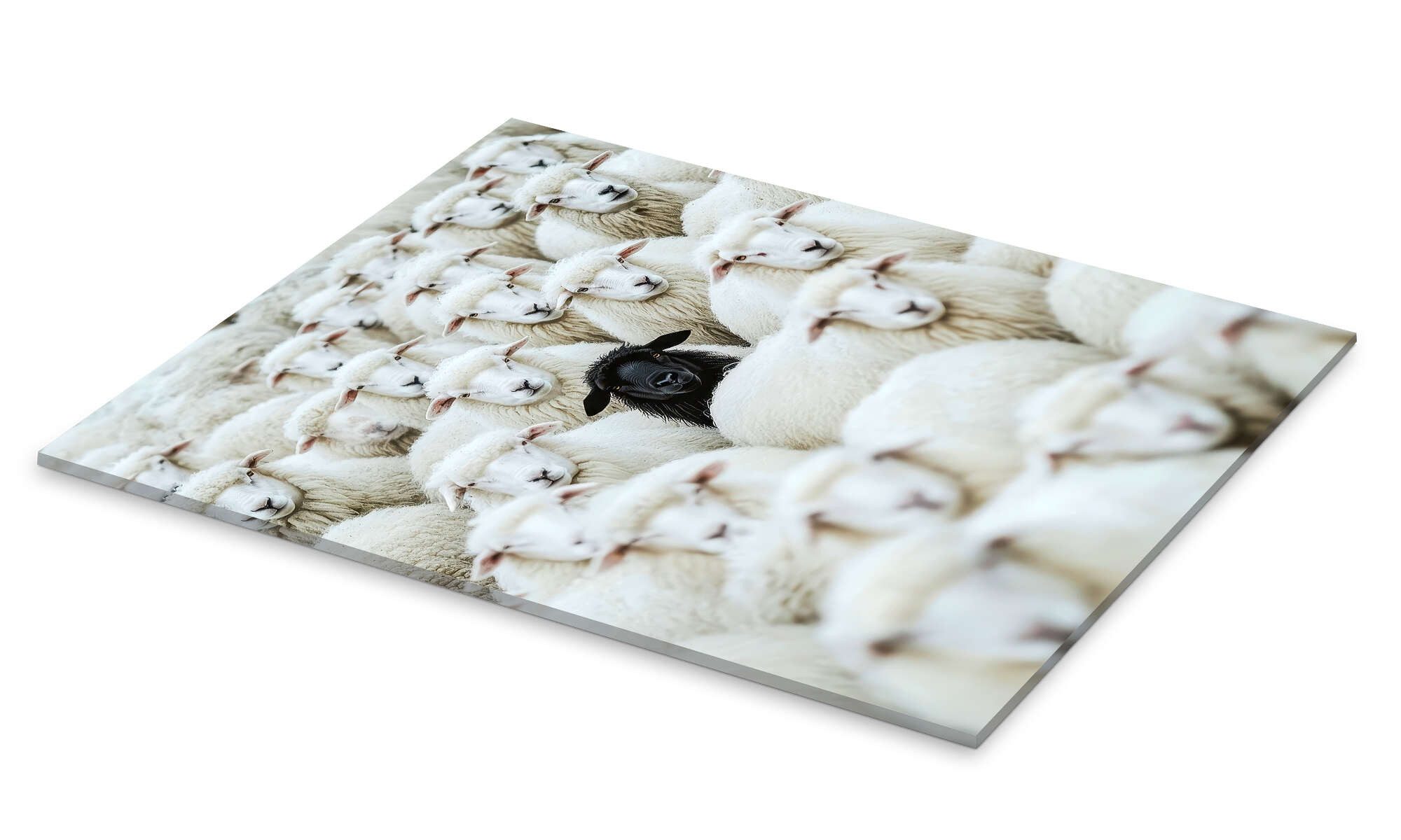 Posterlounge Wandbild Schwarzes Schaf, Peter Roder, günstig online kaufen