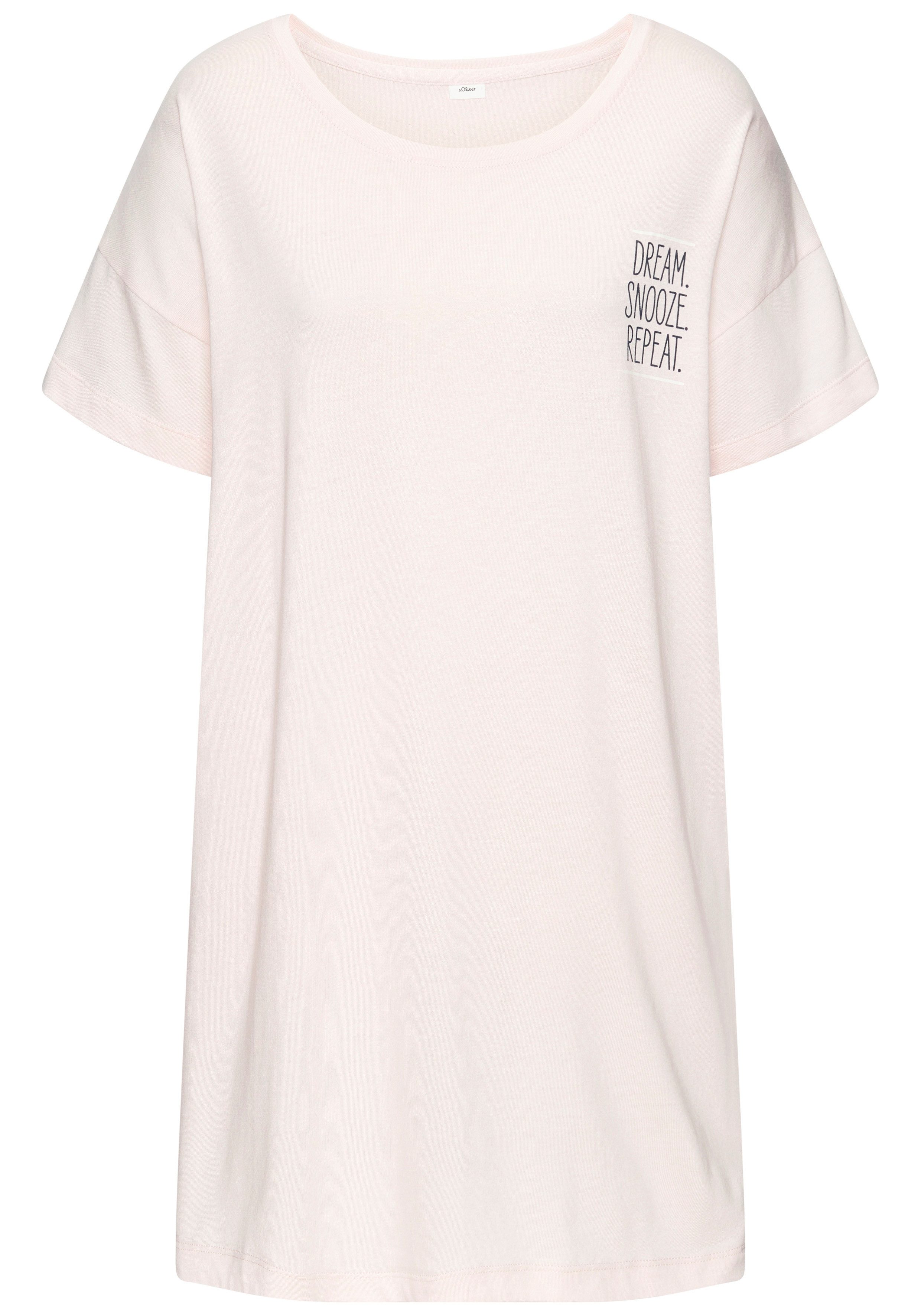 s.Oliver Sleepshirt (1-tlg) in Mini-Länge
