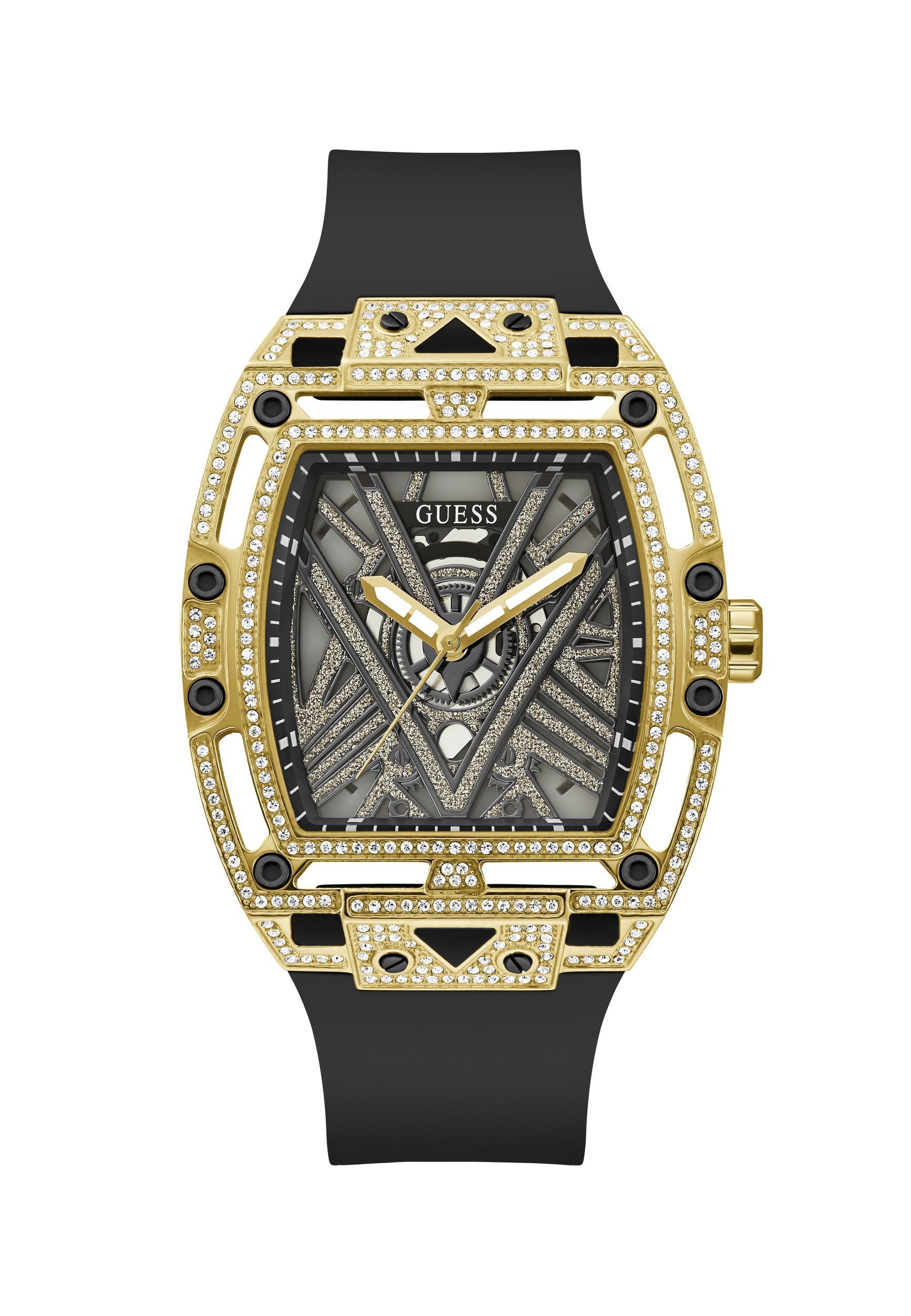 Guess Quarzuhr GT LEGEND, (1-tlg), Quarz-Analoguhr