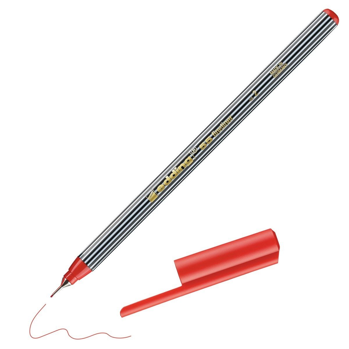 Fineliner Fineliner 55 finepen mit 0,3 mm Spitze in Rot