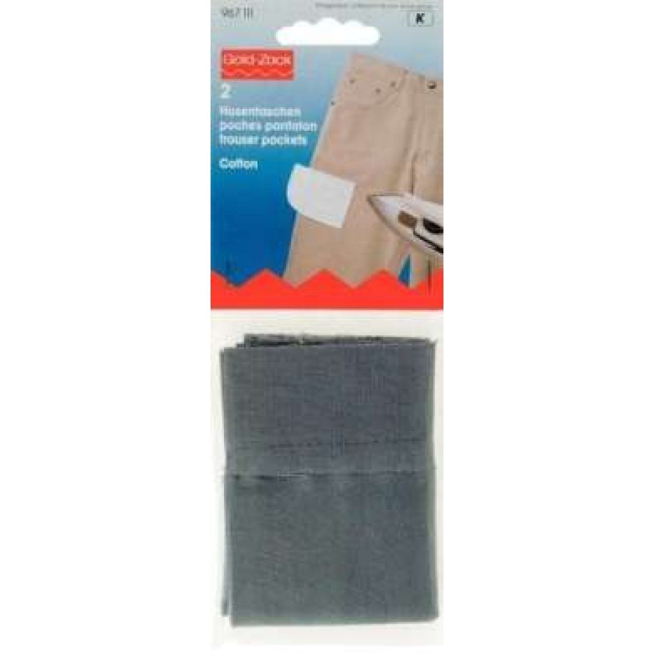 Prym Stricknadeln Hosentaschen 1/2 grau 1 Paar