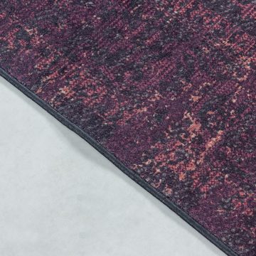 Teppich Vintage-Stil, Teppium, Rechteckig, Höhe: 7 mm, Waschbarer Teppich Vintage-Stil Rutschfest Teppich Wohnzimmer