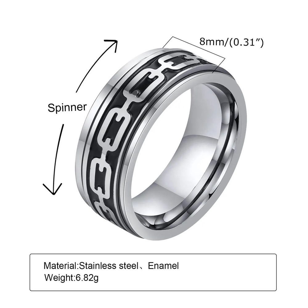 Order & Smile Schmuck Fingerring Drehring: günstig online kaufen