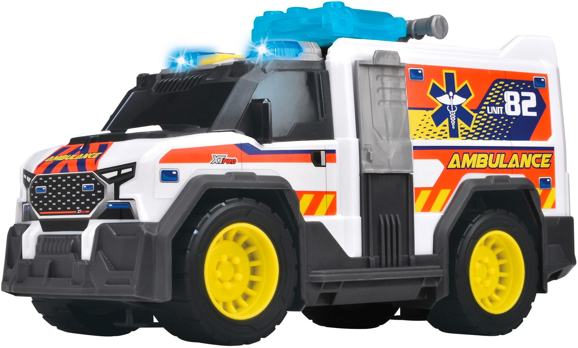 Dickie Toys Spielzeug-Auto Dickie Spielfahrzeug Krankenwagen Auto Go Action / City Ambulance 2033