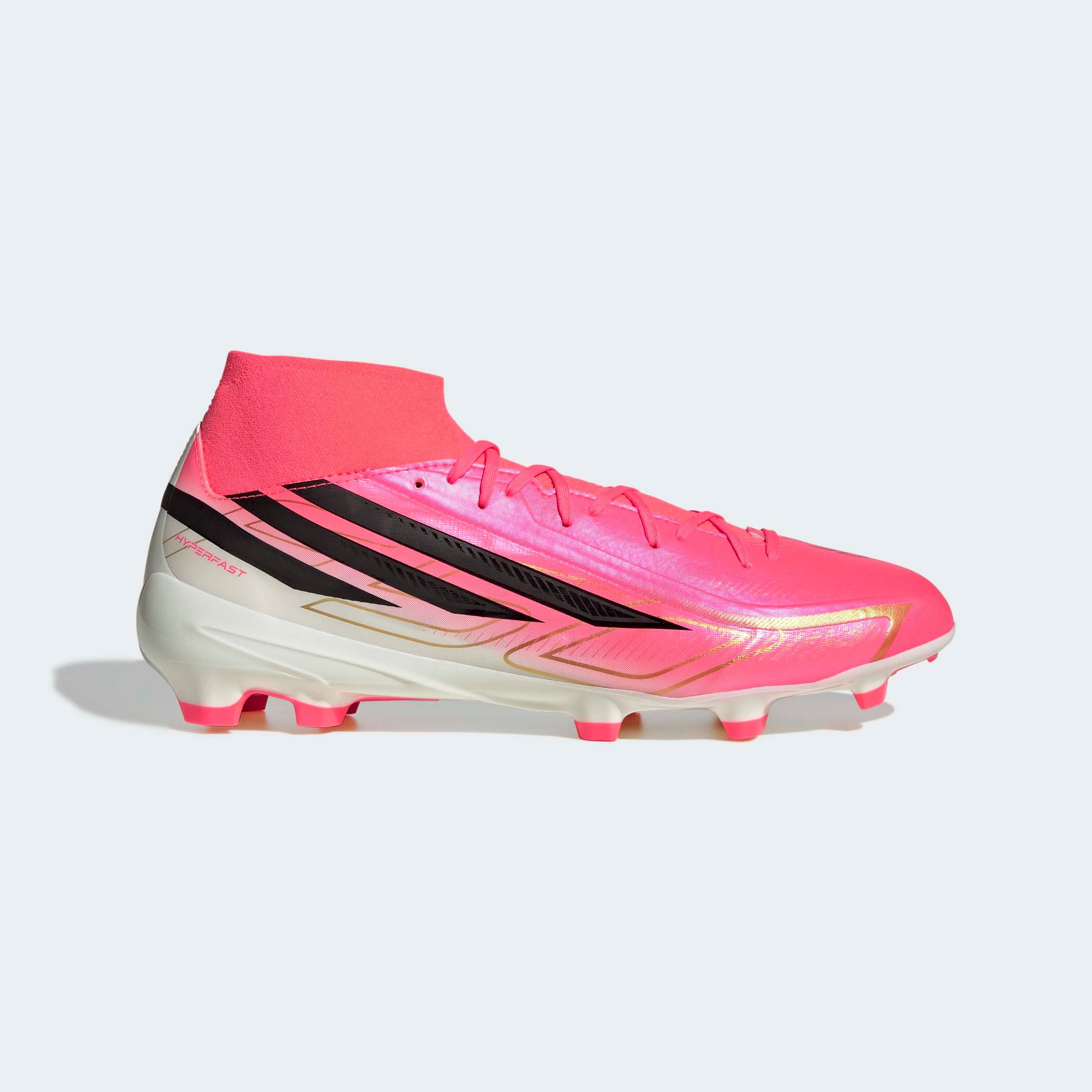 adidas Performance F50 HYPERFAST LEAGUE, MITTELHOCH, FESTE BÖDEN Fußballschuh für Rasen und feste Böden, gespielt bei der Weltmeisterschaft 2026