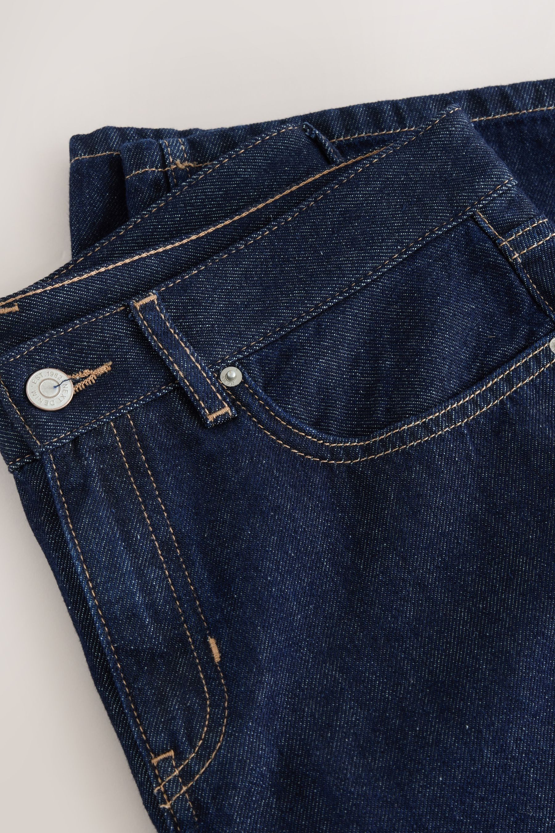 Next Weite Jeans Palazzo-Hochbundjeans mit weitem Bein (1-tlg)