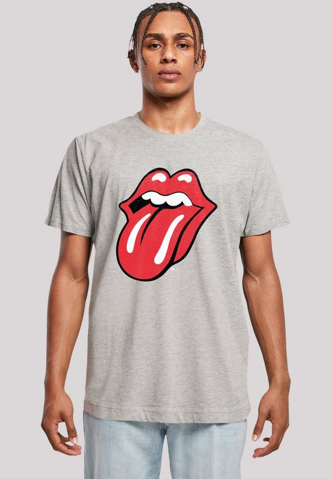 F4NT4STIC T-Shirt The Rolling Stones Rote Zunge Print, Offiziell  lizenziertes The Rolling Stones T-Shirt