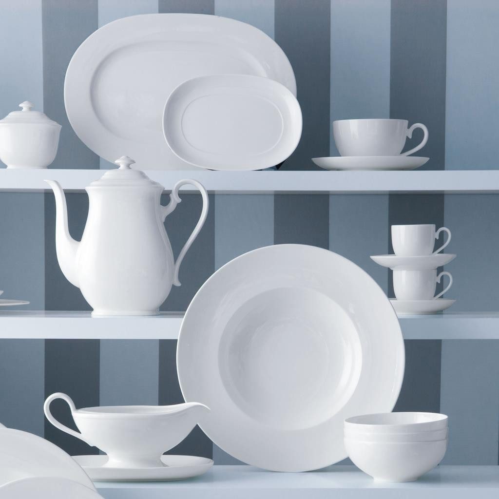 Villeroy & Boch Cappuccinotasse Royal Café au lait Tasse 370 ml 6er Set, 6-tlg., Porzellan
