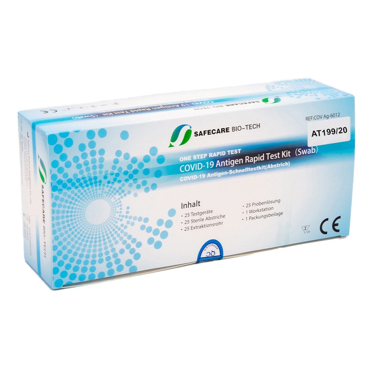 PSA-Schnelltest Safecare Bio-Tech Covid-19 PROFI Antigen-Schnelltest (25 Stück)