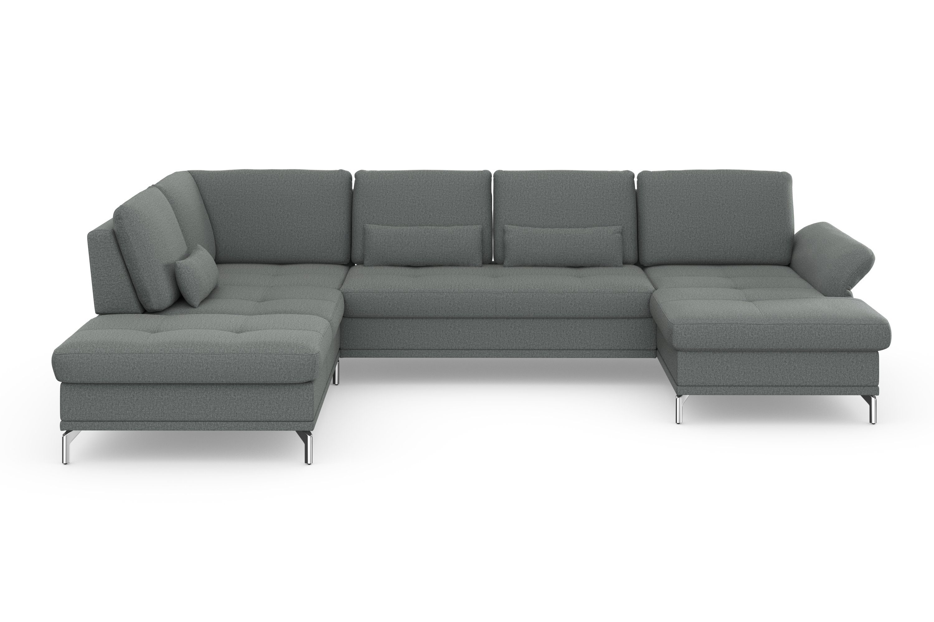 INOSIGN Wohnlandschaft "Palm Beach U-Form" Federkern, mit Sitztiefenverstel günstig online kaufen