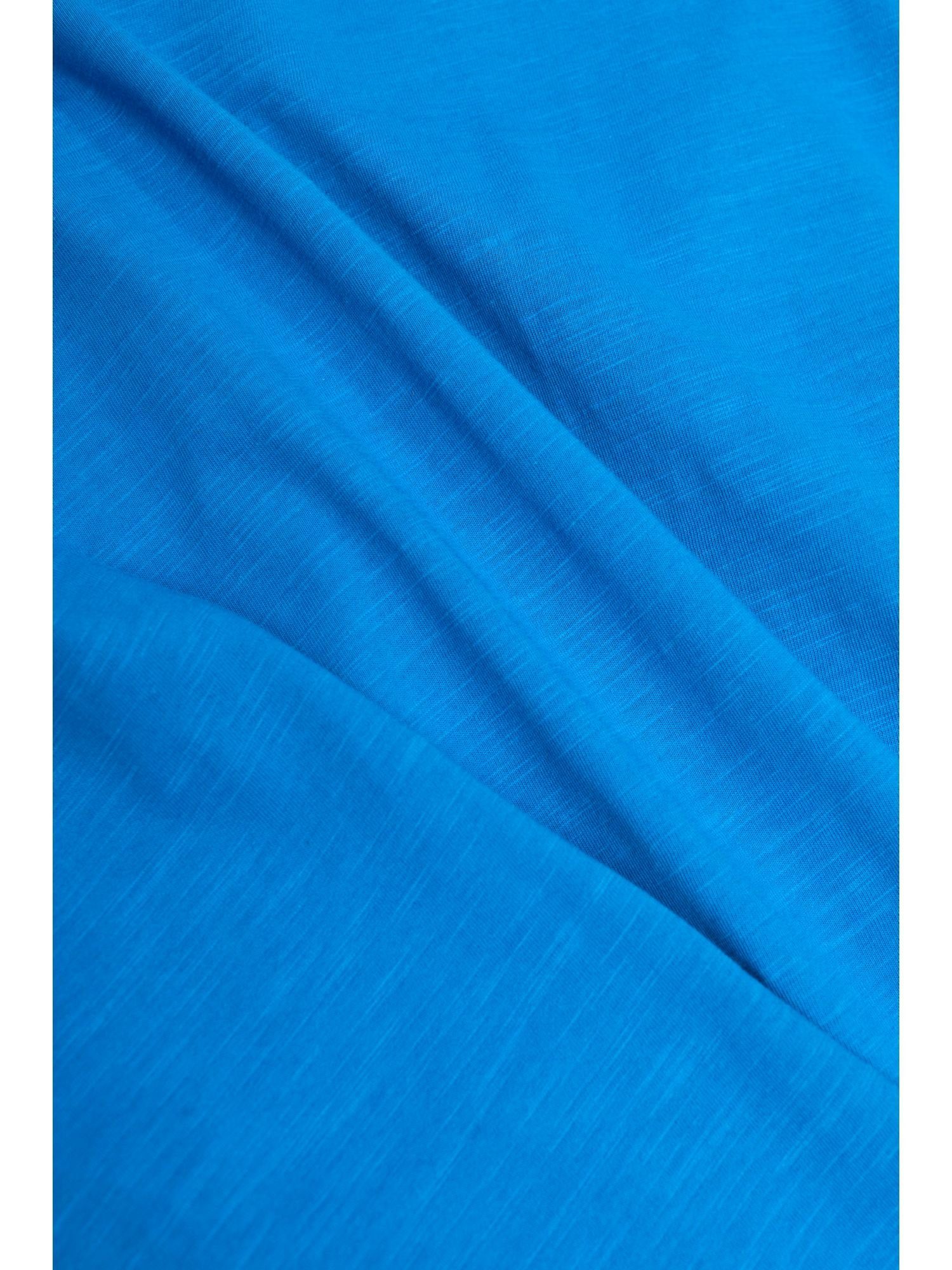 BLUE Esprit Baumwolljersey T-Shirt (1-tlg) aus T-Shirt BRIGHT