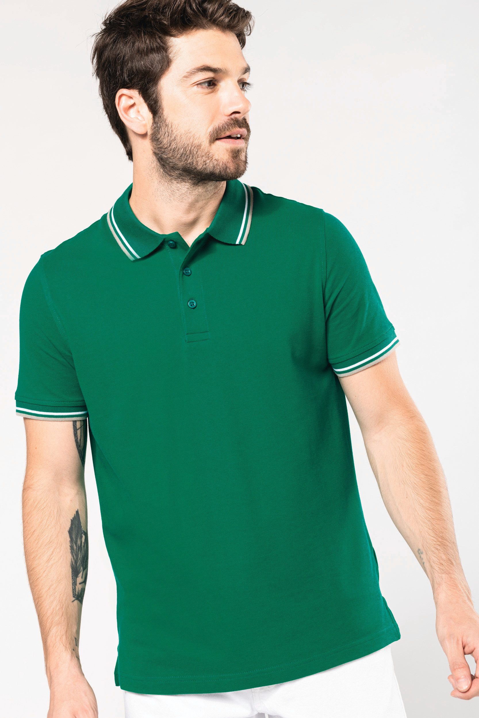 T-Shirt & Langarmshirt Herren Piqué Poloshirt Kurzarm