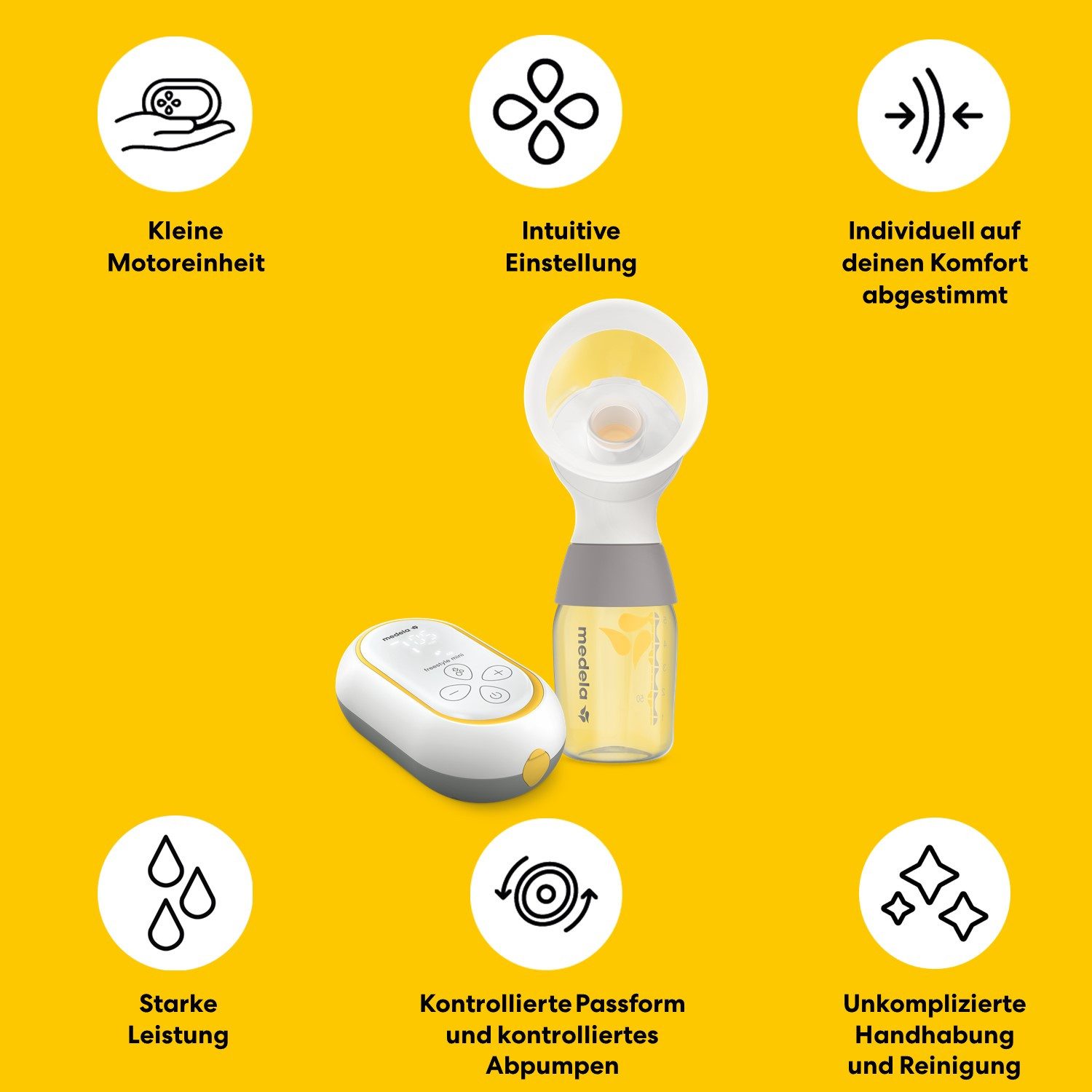 MEDELA Elektrische Milchpumpe Freestyle™ Mini Classic klein leistungsstark, unkompliziertes Handling