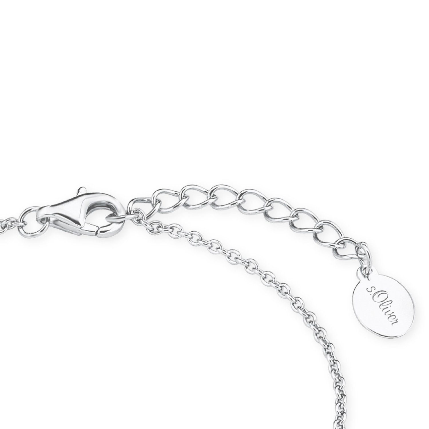s.Oliver Silberarmband für Damen, 925 (Armband, Ring 1-tlg) Silber, Sterling
