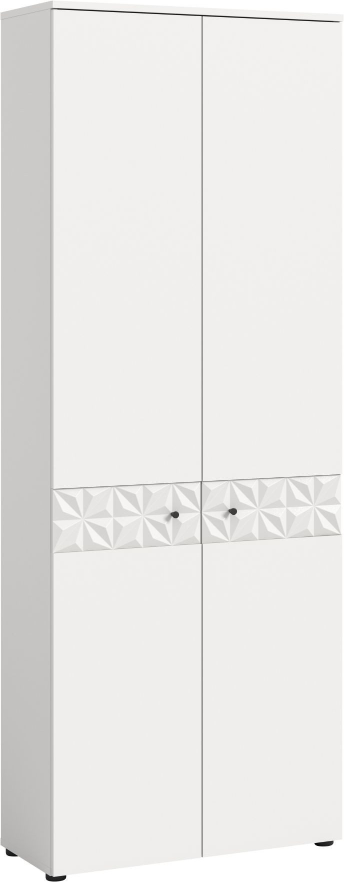 xonox.home Garderobenschrank Weiß Melamin 70,2x192x34,8 cm