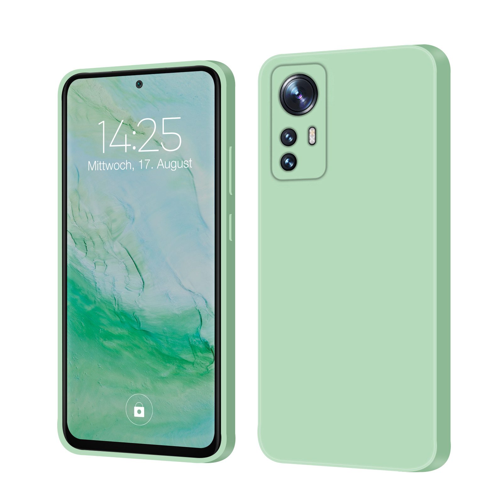 Tec-Expert Handyhülle SoftGrip Cover Hülle für Xiaomi 12X, Handy Case Bumper integrierter Kameraschutz flexibel