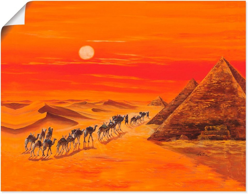 Artland Wandbild »Karawane II«, Afrika (1 Stück), in Artland Wandbild »Karawane II«, Afrika (1 Stück), in