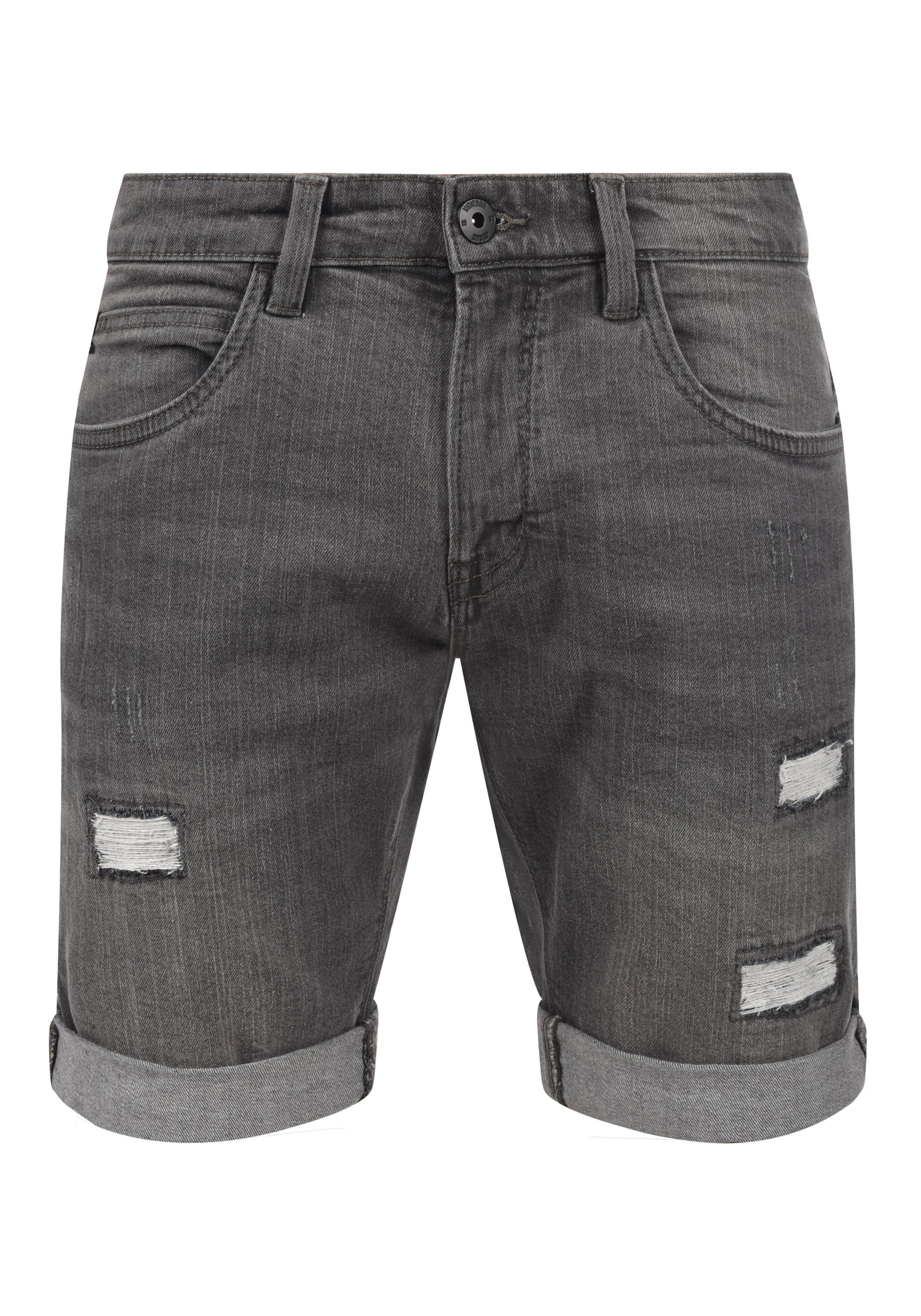 Light - (901) Grey - IDHallow 70201MM Jeansshorts Indicode Shorts