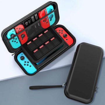 walkbee Switch-Controller, Spielekonsolen-Tasche, Nintendo Switch Zubehör Nintendo-Controller (10 er-Set) Nintendo Switch Case, Nintendo Switch Schutzhülle, Spielekonsolen Tasche, Switch Tasche)