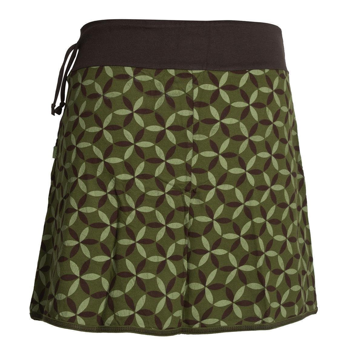 Vishes Minirock Rock 70er Jahre Retro Facetten Blumen-Druck Cacheur, Ethno, Hippie, Boho Style