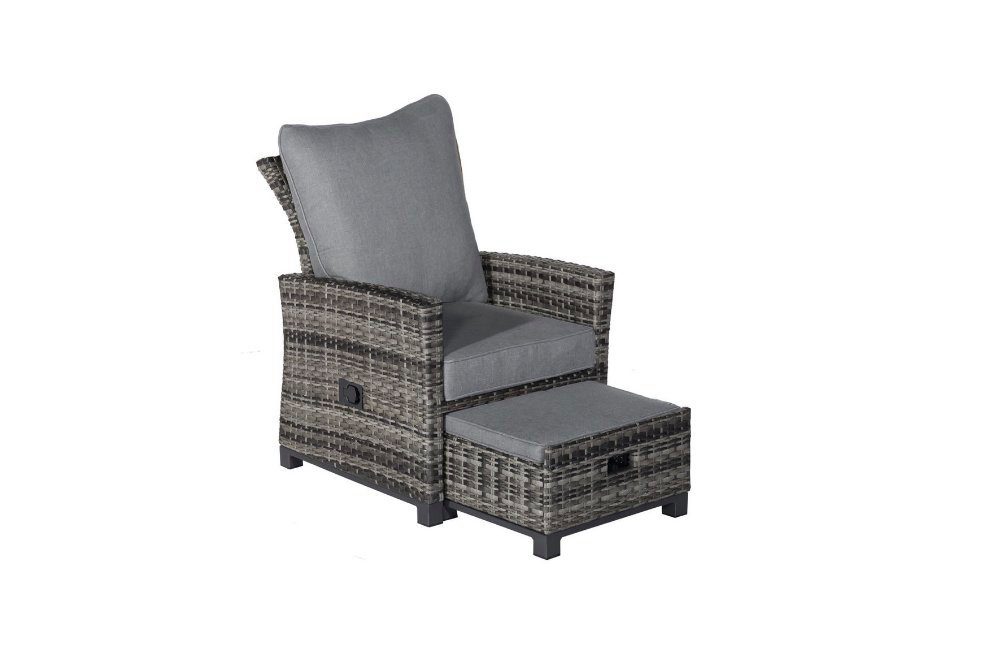 MANDALIKA Garden Gartensessel Dining Sessel Havanna Deluxe Moon Grey
