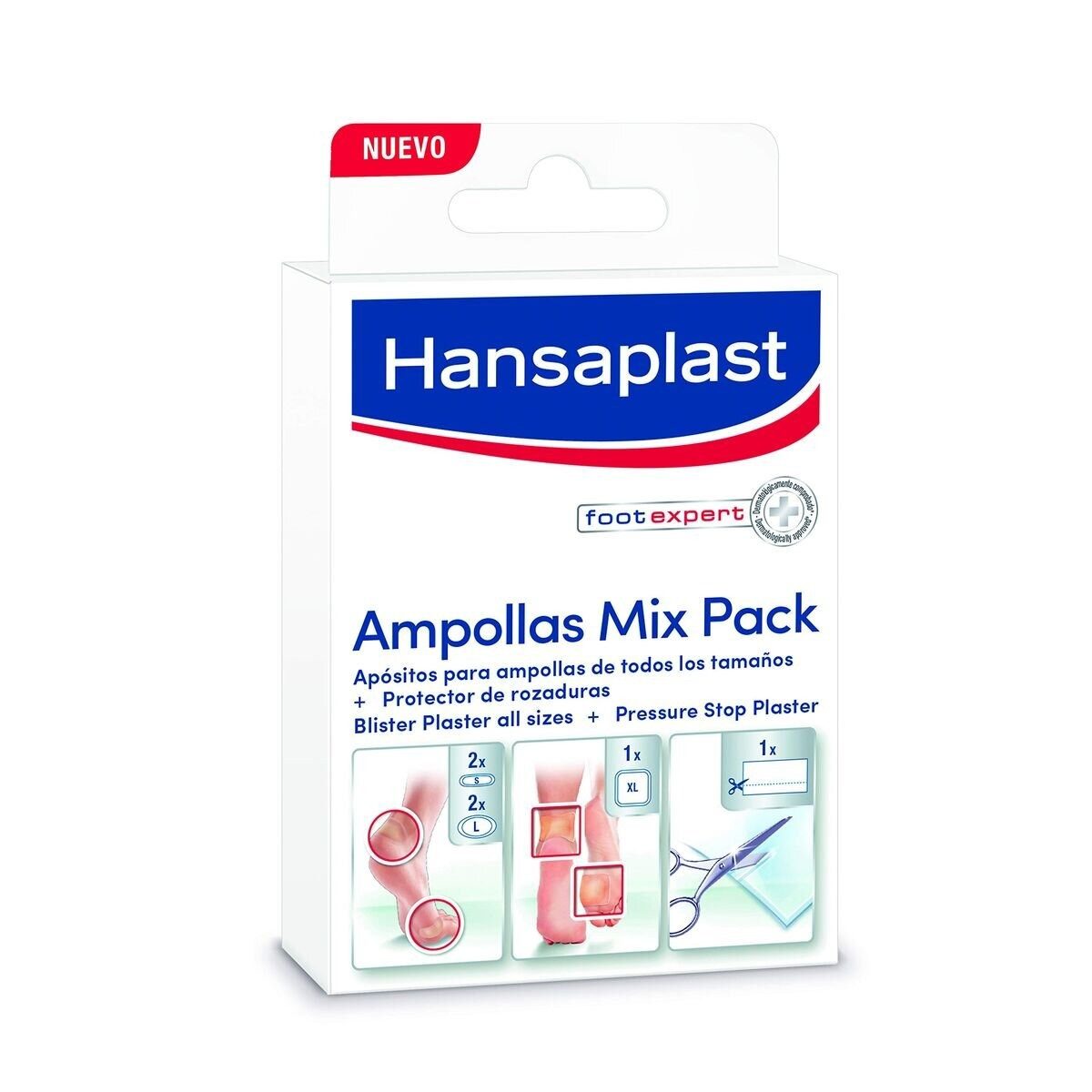 Hansaplast Blasenpflaster HP FOOT EXPERT MIX Ampollas 2 Tamaos 5 u