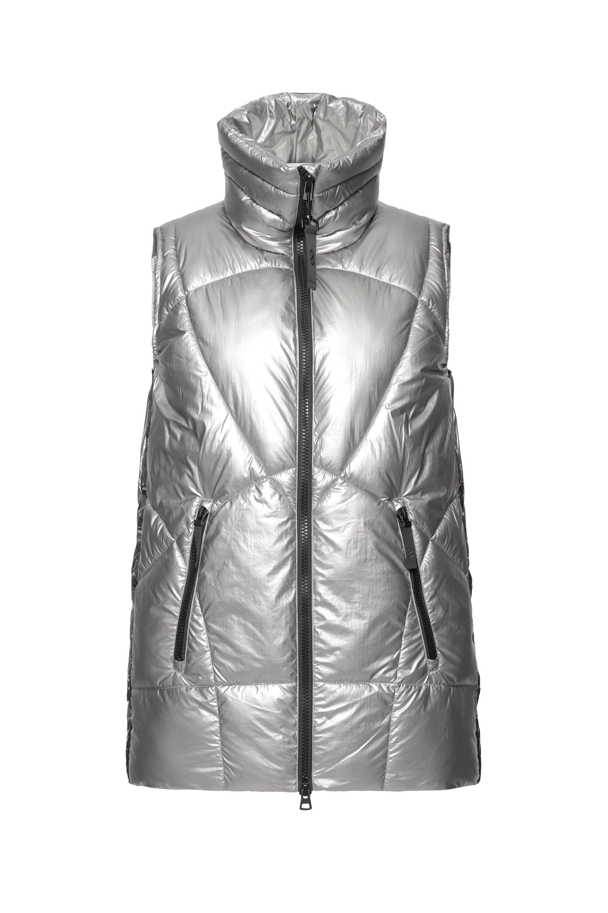 Laurasøn Steppweste Steppweste Steppkragen 2-Wege-Zipper günstig online kaufen