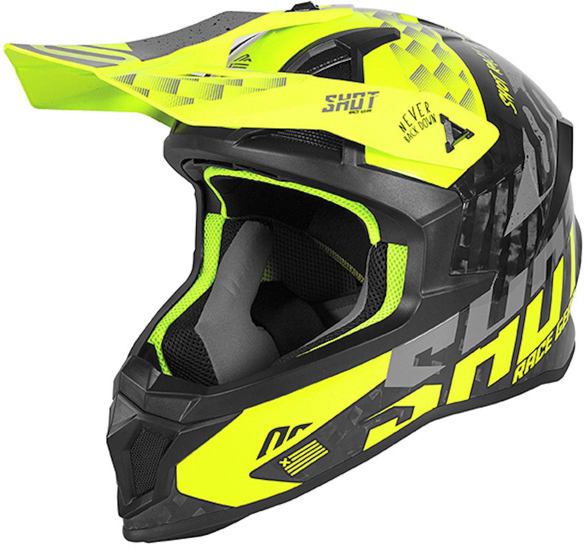 Motocrosshelm Lite Carbon Rush Motocross Helm