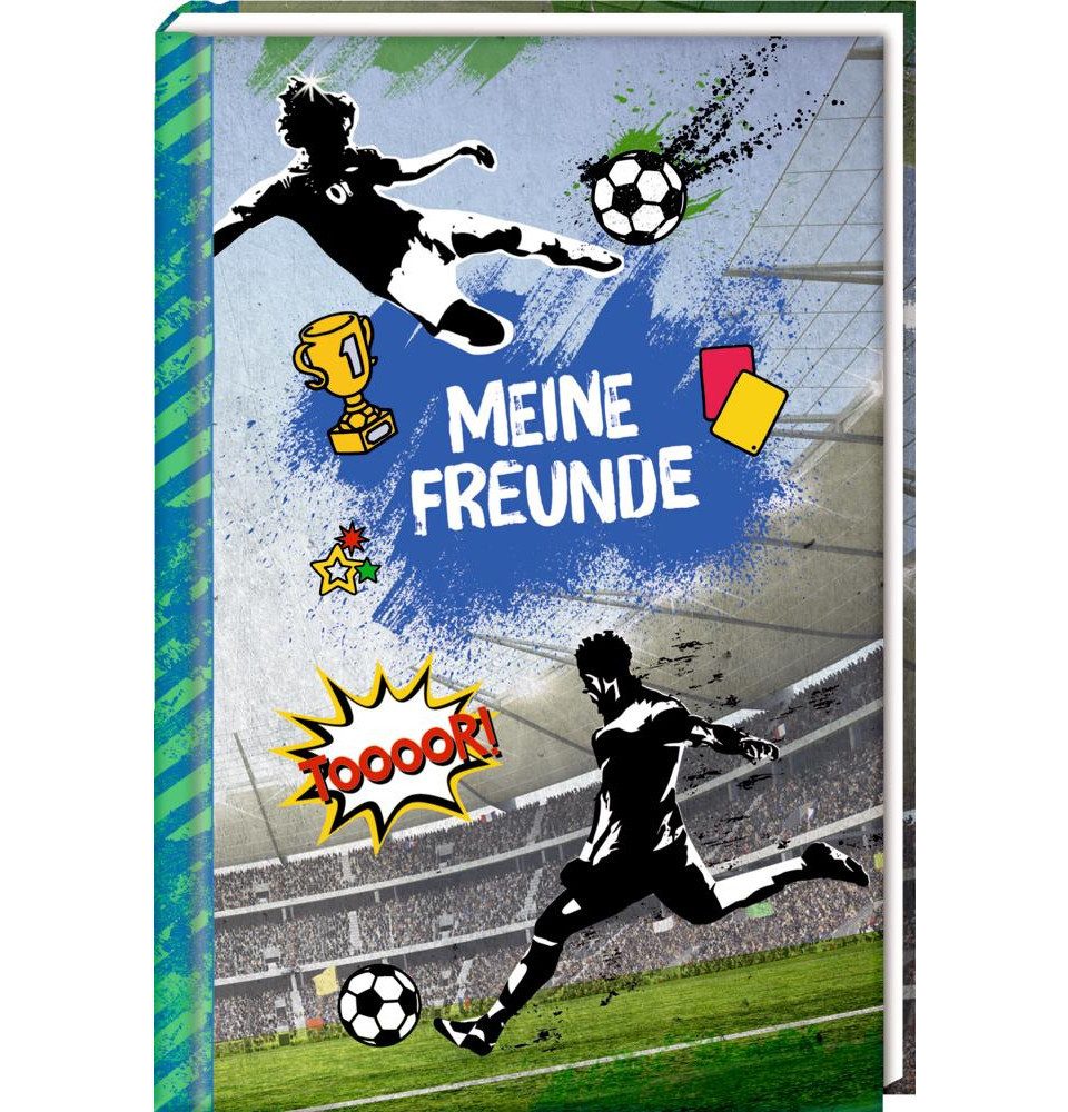 Poesiealbum Freundebuch - Fußball - Meine Freunde