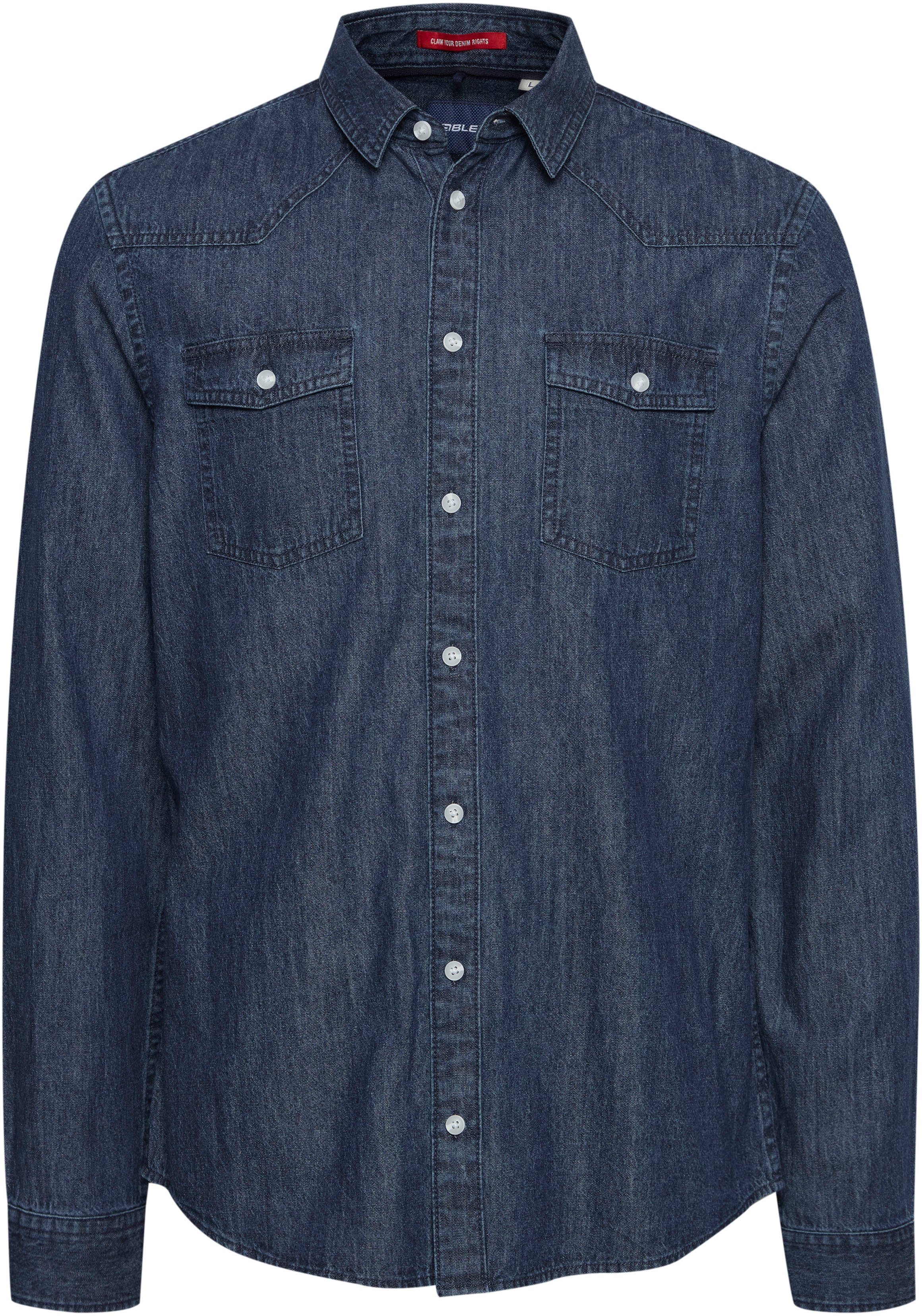 Blend Jeanshemd BHNANTES darkblue | 